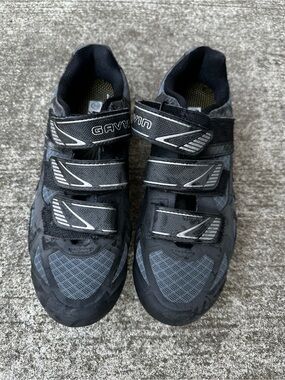 Gavin Women's Black & Gray Athletic Cycling Shoes